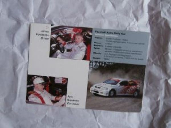 Vauxhall Sport 1998 Mobil 1 RAC British Rallye Championship