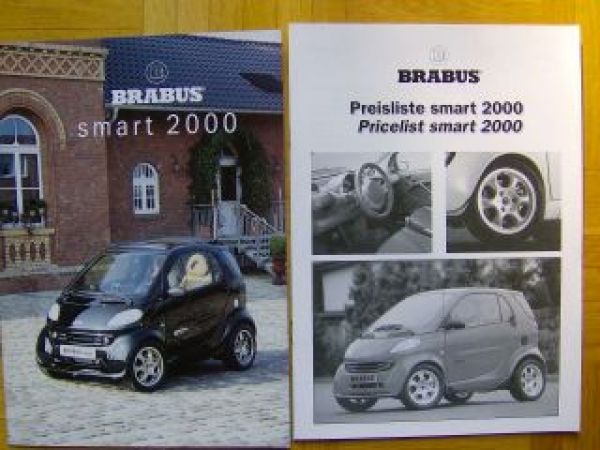 Brabus Smart 2000 Prospekt +Preisliste NEU