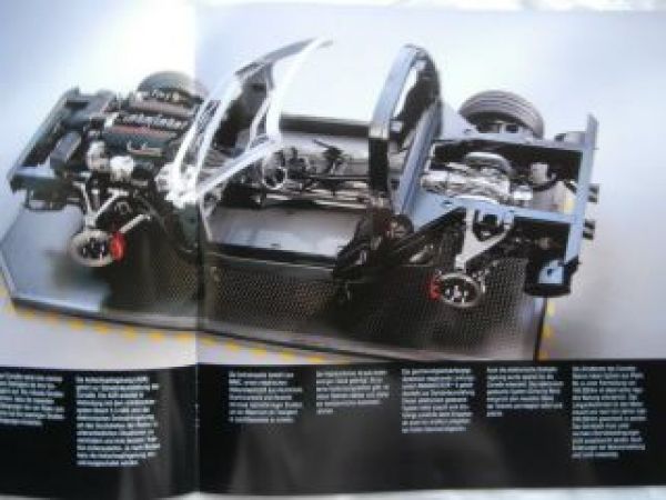 Chevrolet Corvette Coupé Cabriolet C5 Prospekt 2002 NEU