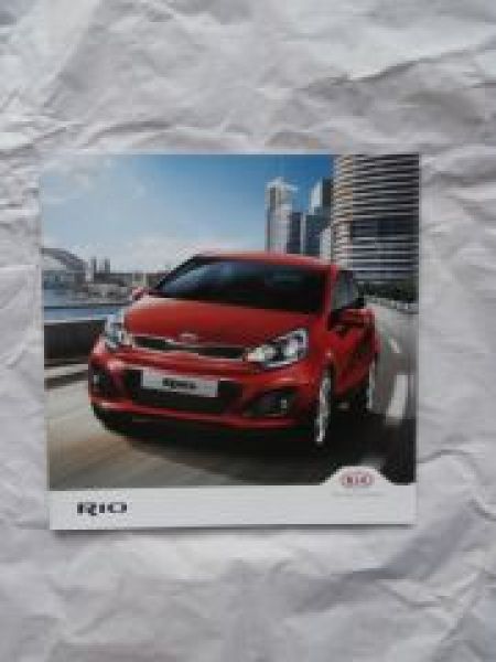 Kia Rio Typ UB Prospekt Mai 2013 NEU