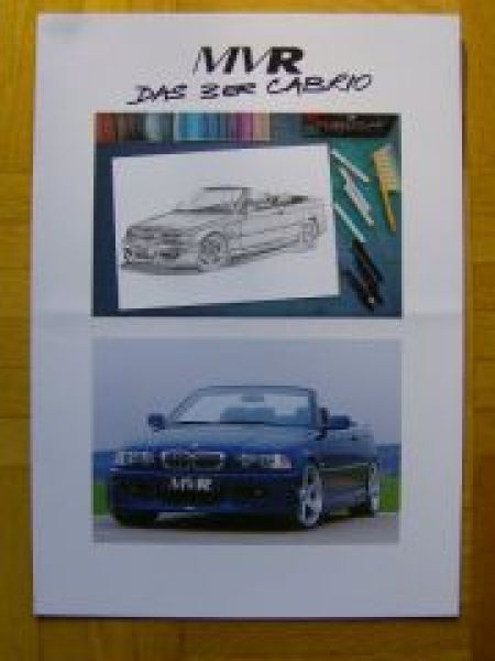 MVR BMW 3er Cabrio E46 10/2000 Prospekt NEU