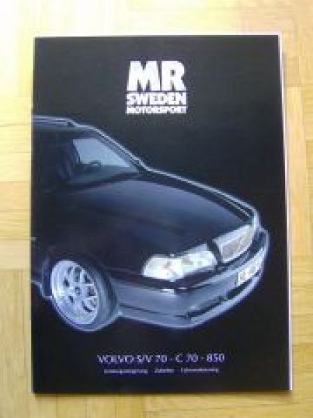 MR Sweden Motorsport Prospekt S/V70 C70 850 1999 NEU