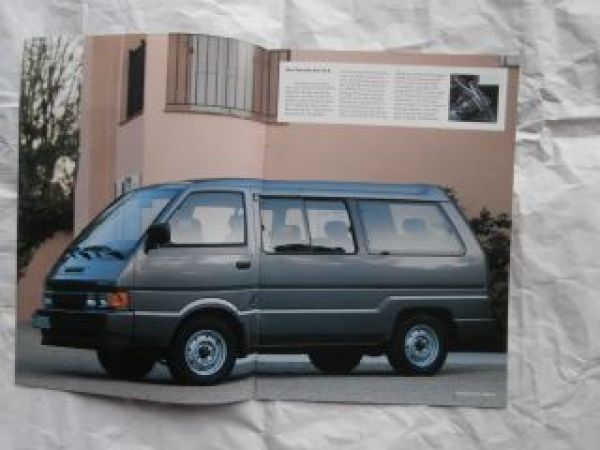 Nissan Vanette C22 Prospekt April 1987 Rarität