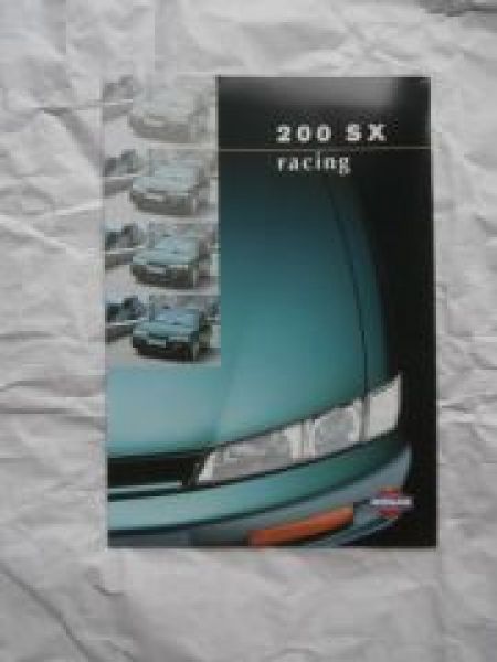 Nissan 200SX Racing S14 September 1998 Prospekt Rarität