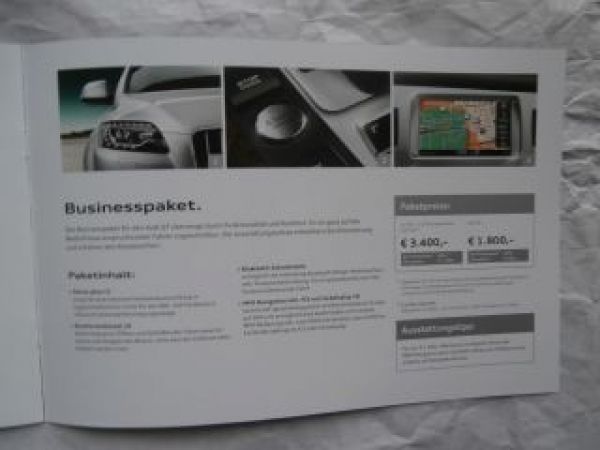 Audi Q7 Ausstattungspakete offroad +s line advanced 9/2013