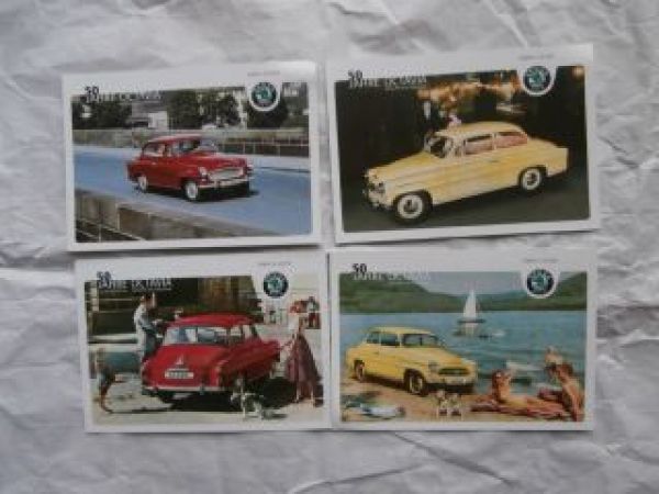 50 Jahre Skoda Octavia Postkarten Paket NEU