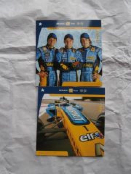 Renault F1 Team G.Fisichella H.Kovalainen F.Alonso Postkarten