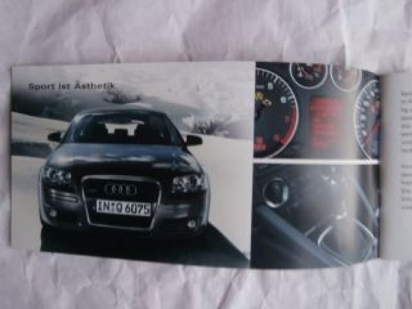 Audi A3 Typ 8P Juni 2005 Prospekt NEU