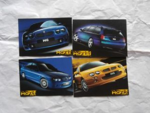 MG ZS 180 ZT 190 ZR160 ZT-T 190 4 Postkarten NEU Rarität
