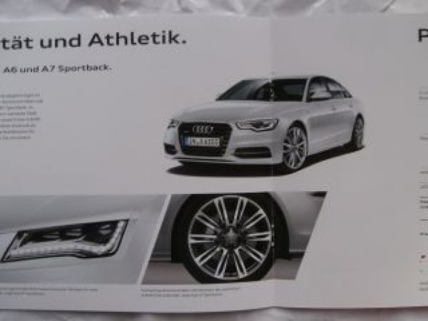 Audi A6 & A7 Sportback s line selection + Businesspaket 11/2013