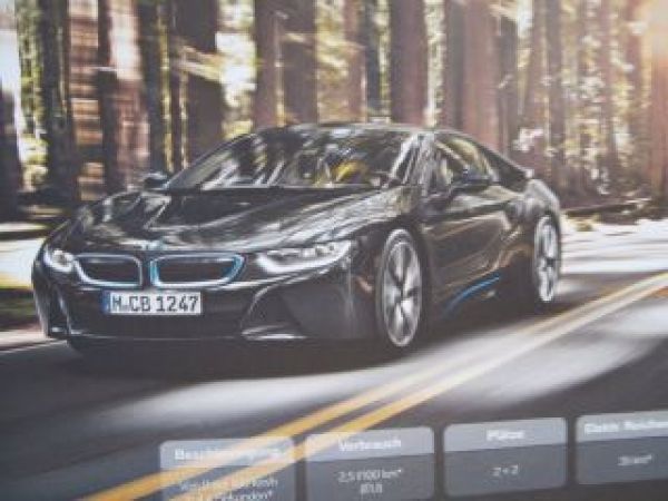 BMW i Born Electric i3 (i01),i8 Prospekt NEU Rarität