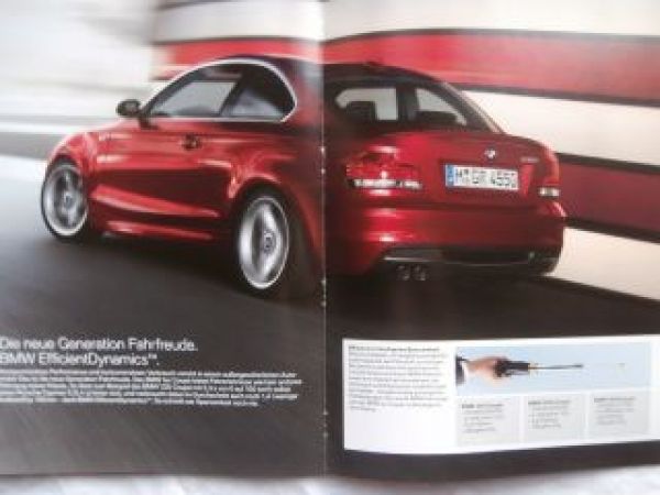 BMW 1er Coupé E82 Argumente Juli 2007 Rarität intern