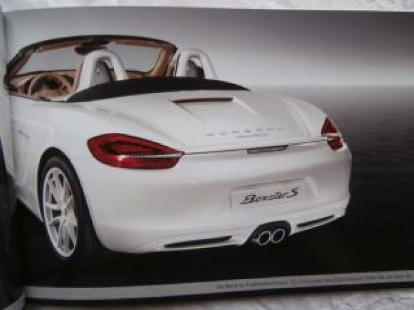 Porsche Boxster Exclusive Typ 981 März 2013 NEU