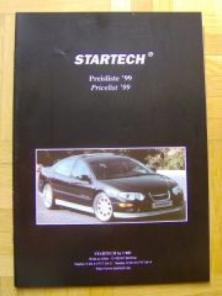 Startech Preisliste CRD 1999 Chrysler 300M Voyager Grand Cheroke