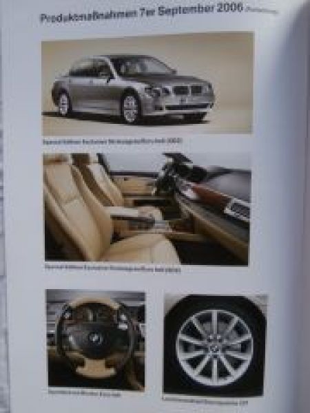 BMW Maßnahmenpaket Nr.61 u.a. 7er E65 Special Edition Exclusive