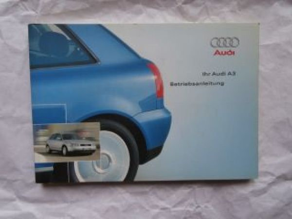 Audi A3 Typ 8L Betriebsanleitung Juli 2001 Rarität