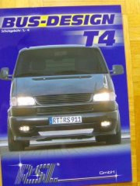 RSL Bus-Design VW T4 Prospekt 1/2003 +Preisliste NEU