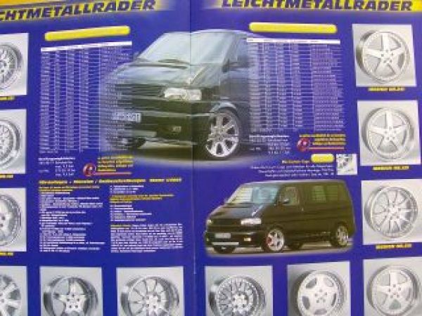 RSL Bus-Design VW T4 Prospekt 1/2003 +Preisliste NEU