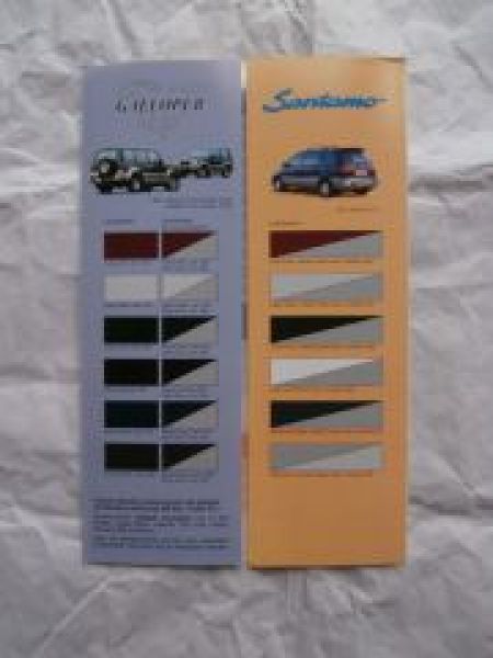 Mitsubishi Galloper Santamo Preisliste Februar 1999