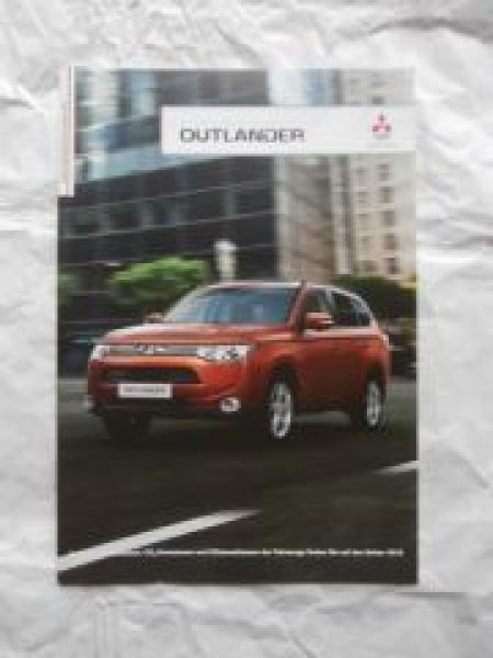 Mitsubishi Outlander August 2013 NEU