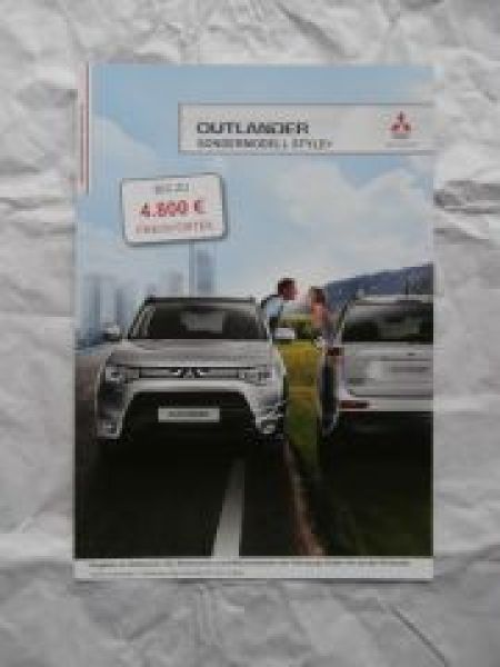 Mitsubishi Outlander Sondermodell Style+ 6/2013 NEU