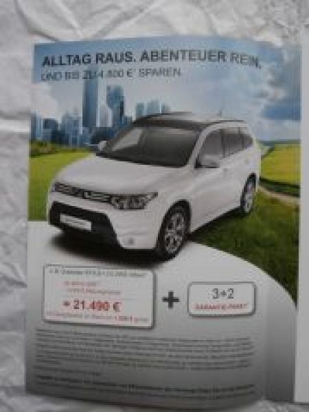 Mitsubishi Outlander Sondermodell Style+ 6/2013 NEU