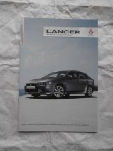 Mitsubishi Lancer Sportback +Sportlimousine 11/2013 NEU