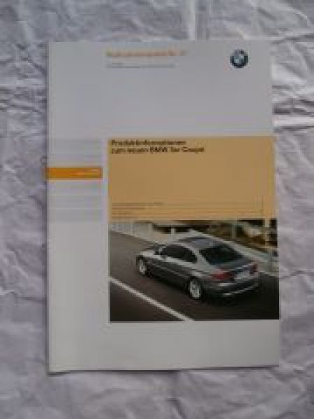 BMW Maßnahmenpaket Nr.37 3er Coupé E92 325i 335i 4/2006
