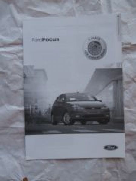 Ford Focus +Ghia +Exclusiv Preisliste 11.10.2002 NEU
