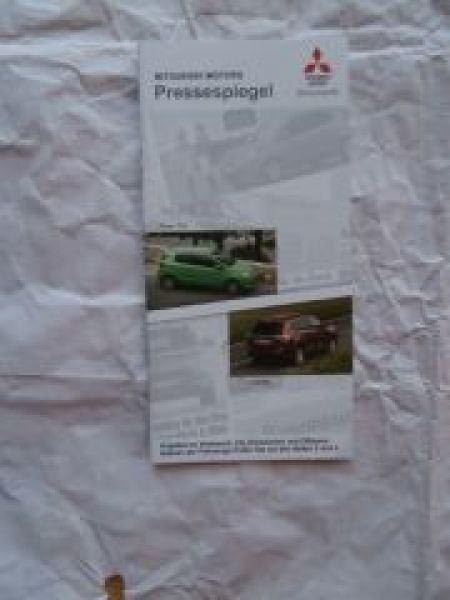 Mitsubishi Pressespiegel Space Star +Outlander 6/2013 NEU