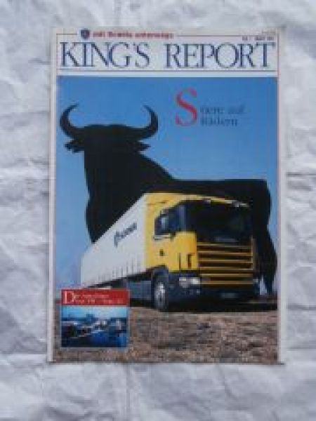 Scania King´s Report März 2001 Nr.1 AutoExpo,Fahrertraining