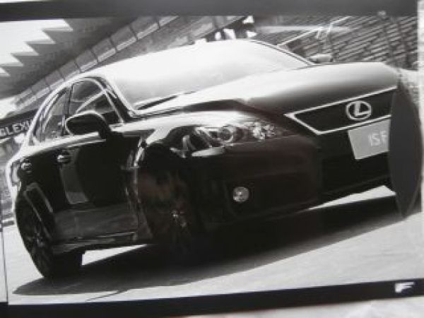 Lexus IS F Pressmappe Deutsch Frankfurt 07 +CD