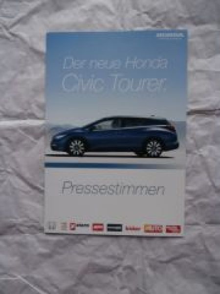 Honda Civic Tourer Pressestimmen 8/2013 NEU