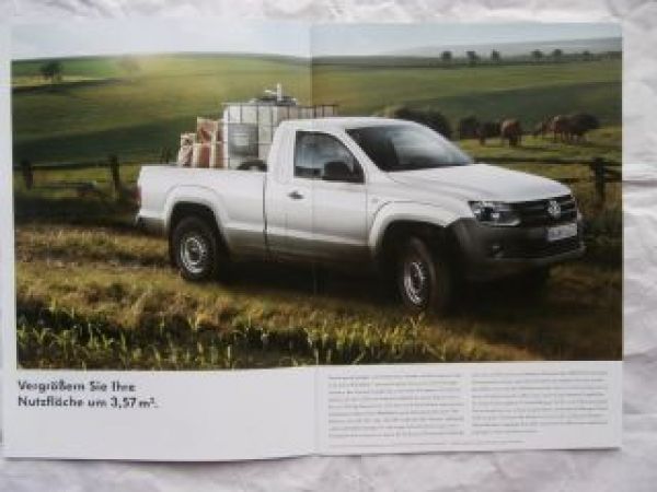 VW Amarok SingleCab Prospekt Januar 2014 NEU