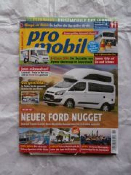 pro mobil 11/2013 B-Klasse,Eura Mobil Profila RS,Reimo Trio Styl