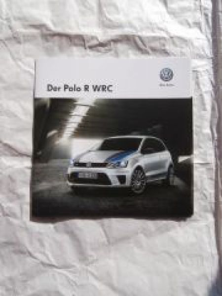 VW Polo R WRC Typ 6R Mai 2013 Prospekt NEU