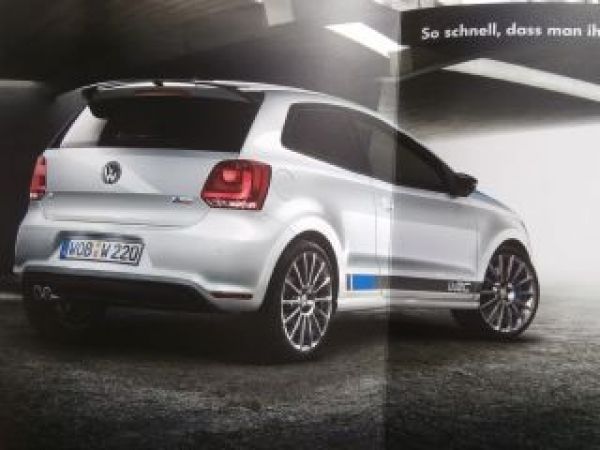 VW Polo R WRC Typ 6R Mai 2013 Prospekt NEU