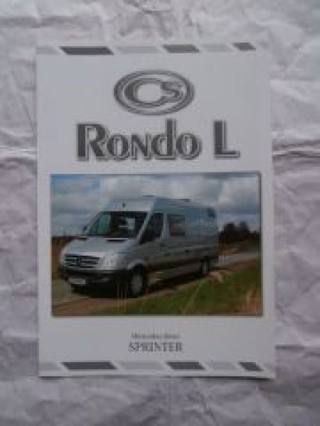 CS Rondo L Mercedes Benz Sprinter Mai 2011 Prospekt NEU