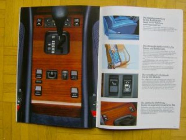 Mercedes Benz Sonderausstattungen Prospekt 6/1986