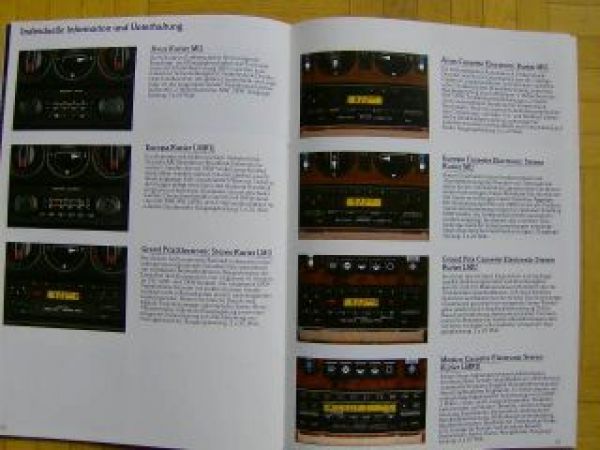 Mercedes Benz Sonderausstattungen Prospekt 6/1986
