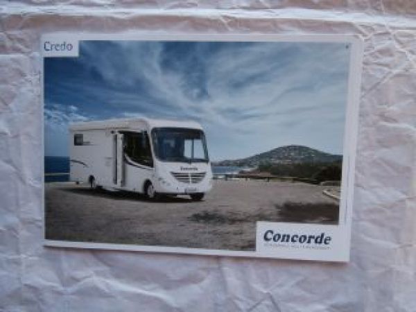 Concorde Credo Prospekt August 2013 NEU