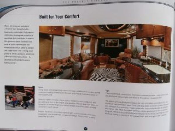 Prevost USA Reisemobile Prospekt Brochure Juni 2011 NEU