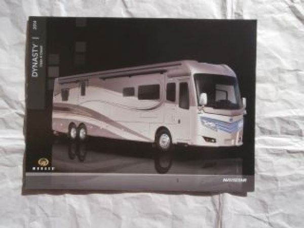 Monaco Dynasty Class A Diesel 2014 Brochure NEU