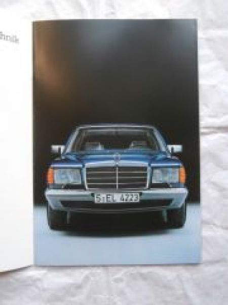 Mercedes Benz 380SE,380SEL 500SEL 500SEL W126 12/1983