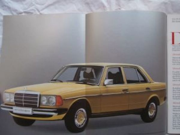 Mercedes Benz 200 230 250 W123 Prospekt Dezember 1975