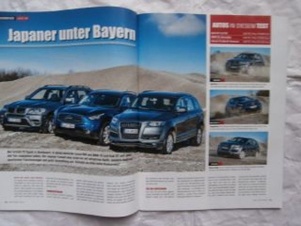 Off Road 5/2013 Mercedes G63 AMG 6x6,Q7 3.0TDiu vs. X5 E70 3Driv