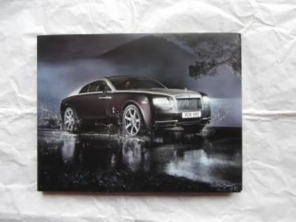 Rolls-Royce Wraith Buch Prospekt 2013+ Experimental Cars