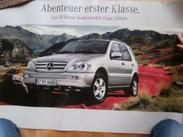 Mercedes Benz M-Klasse W163 Final Edition Original Poster