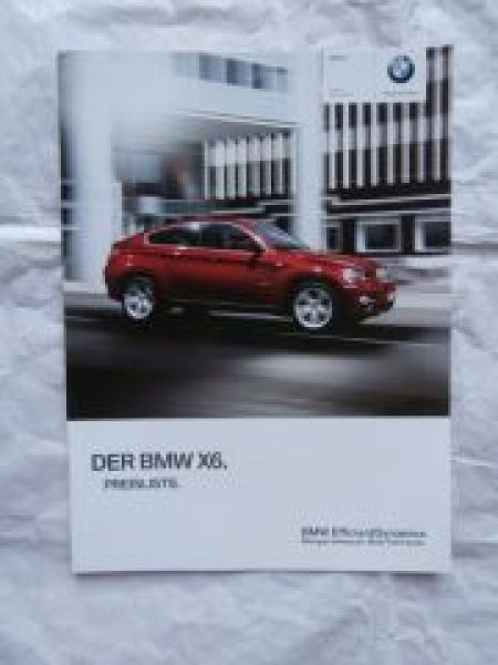 X6 xDrive 35i 50i 30d 40d ActiveHybrid X6 E71 Januar 2011 NEU