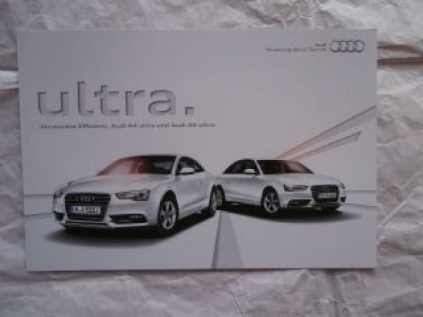 Audi A4 A6 ultra Prospekt Februar 2014 NEU